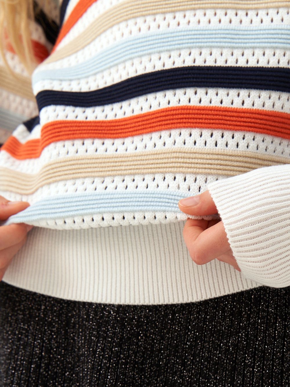 Джемпер для девочки AT1215 мультиколлор