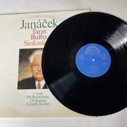 Винтажная виниловая пластинка LP Leos Janacek Леош Яначек, Czech Philharmonic Orchestra, Zdenek Kosler, Taras Bulba Тарас Бульба, Sinfonietta (Чехословакия 1978) Quadraphonic