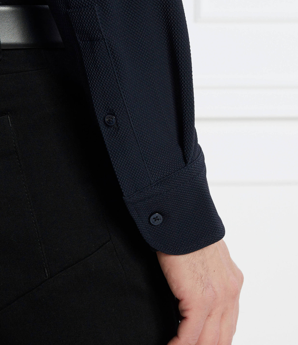 Рубашка P-HANK-kent-C1-222 BOSS BLACK - темно-синий(50503111)