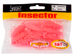 Виброхвосты съедобные искусственные LJ Pro Series INSECTOR 2,8in (07.00)/F05 8шт.