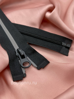 Молния черная со светоотрожающей полоской