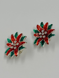 Клипсы Пуансеттия