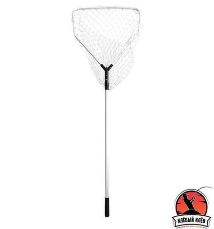 Подсачек складной телескопич. Namazu L- 180 см, квадратный обод 60х55 см, нейлон/25/