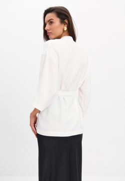 Рубашка-кимоно белая