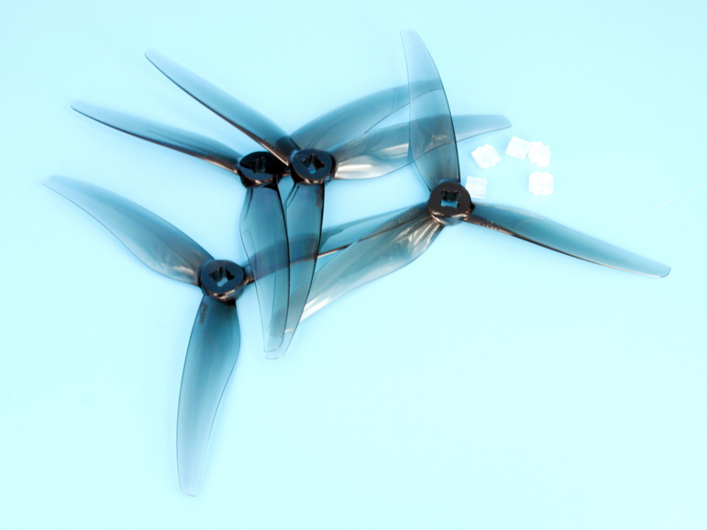 Пропеллеры Gemfan Hurricane SL 5130-3 вал 5/1,5мм (прозрачно серый)