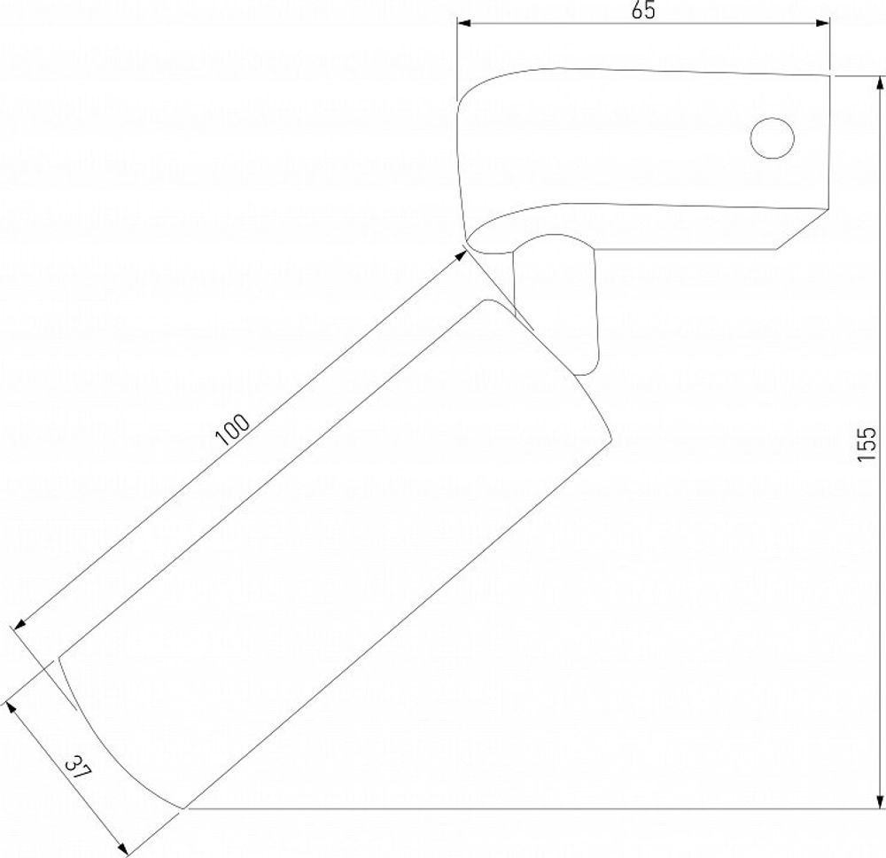Бра Eurosvet Pitch 20143/1 LED черный