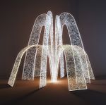 уличный фонтан светодиодный "Горка"