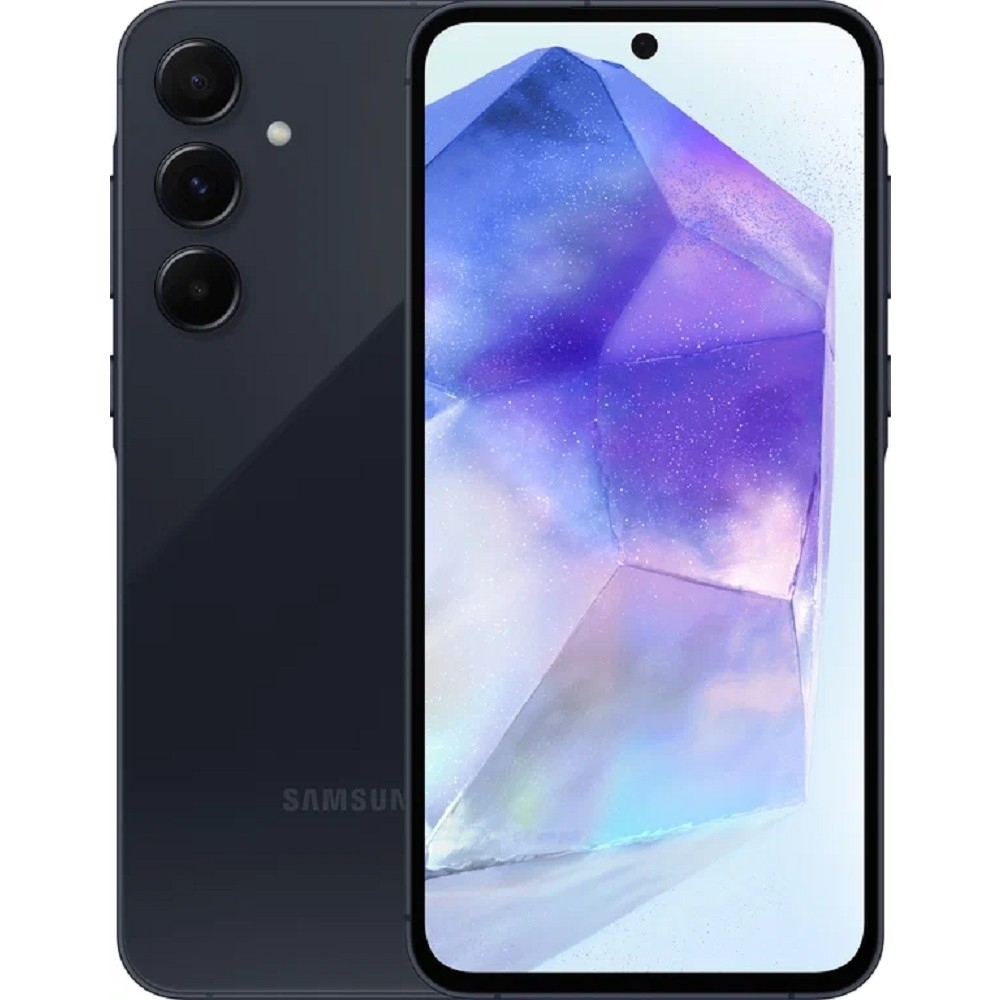 Смартфон Samsung Galaxy A55 SM-A556E 8/128Gb темно-синий (SM-A556EZKACAU)