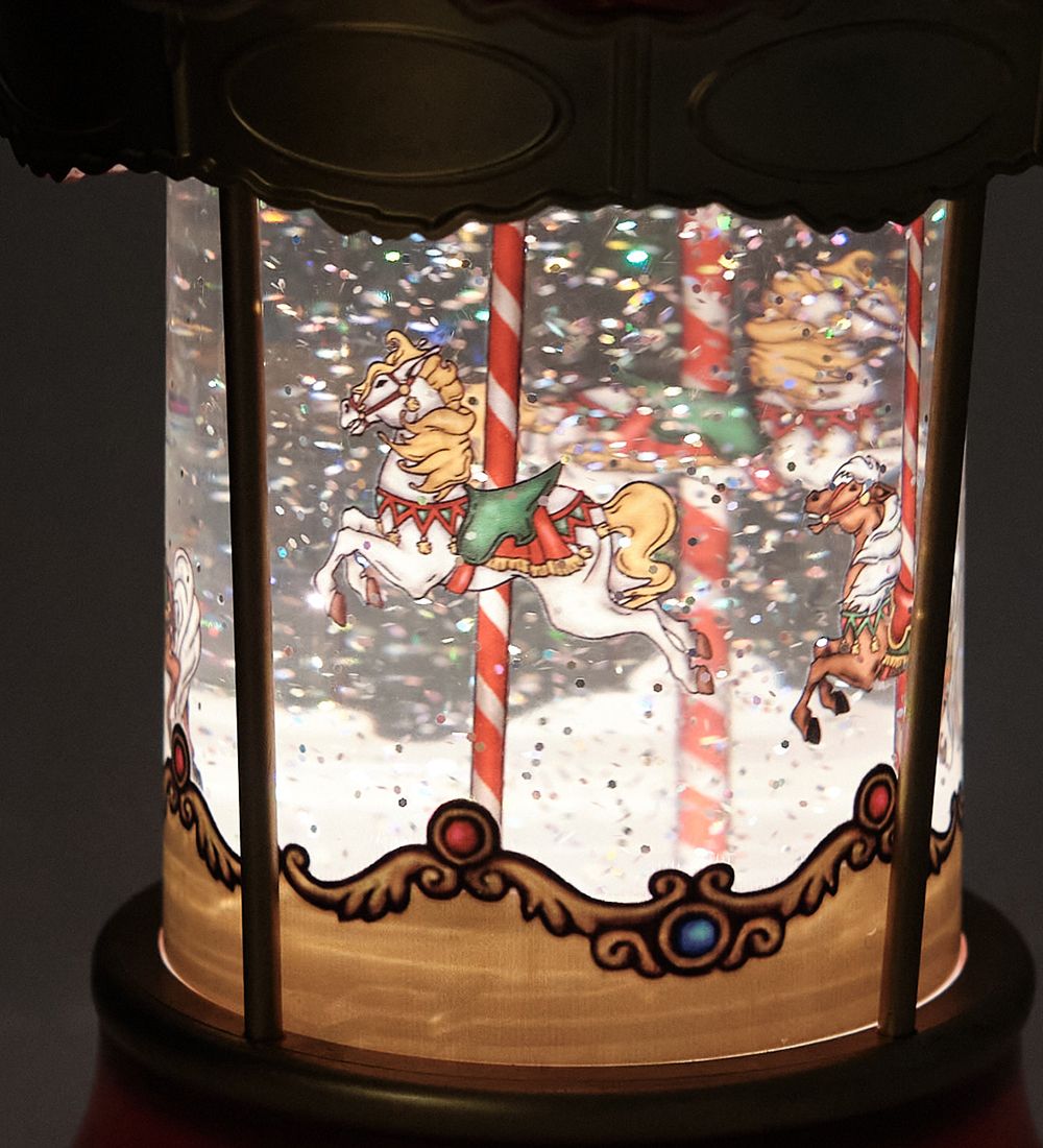 XM-848/2 Новогодняя карусель с подсветкой