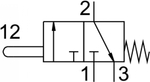 Пневматический концевой выключатель Festo S-3-PK-3-B