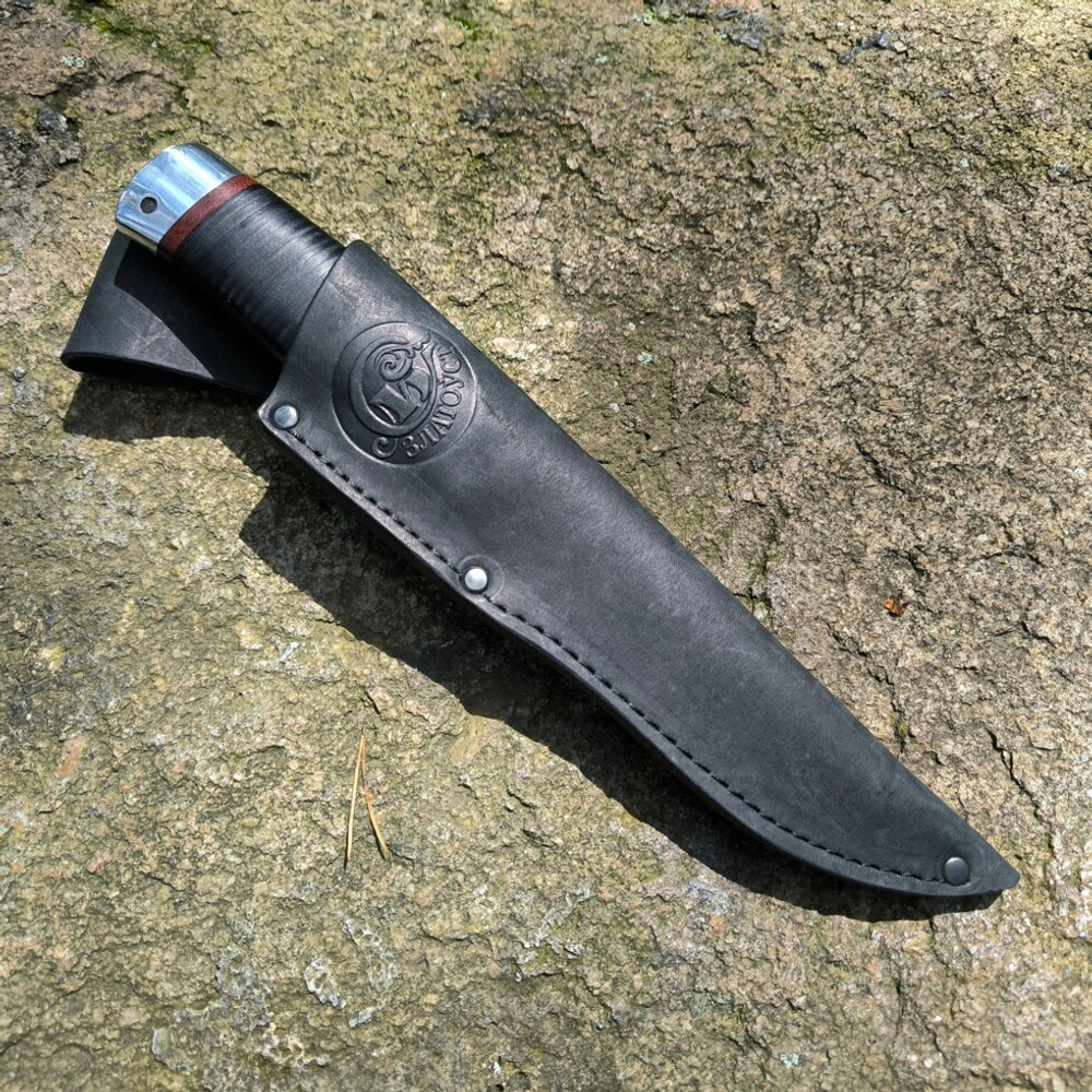 Нож НС-61 Иремель, алюминиевые вставки (Златоуст)