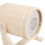 Обливное устройство из липы с клапаном "Дождь"20 л с нерж. вставкой