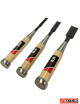 Комплект стамесок TAKAGI Gisuke (Гисукэ) 9, 15 и 24 мм 108073