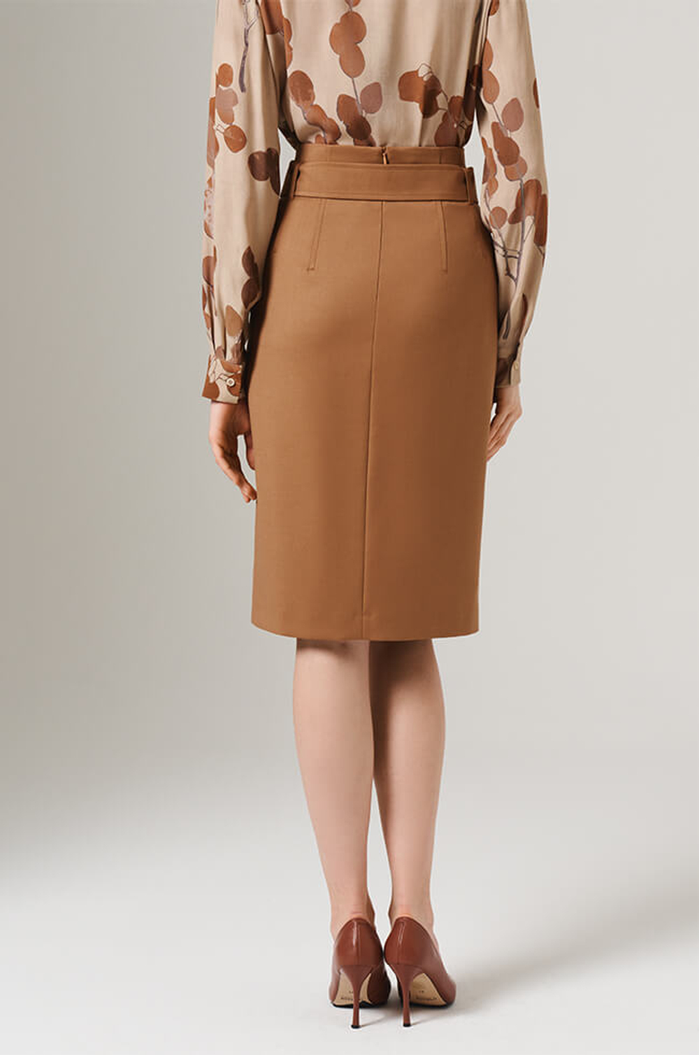 4859 Юбка женская (бежевый)