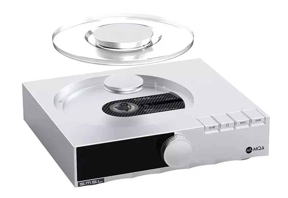 Настольный CD-транспорт SMSL PL200T, CD-проигрыватель, MQA, серебристый