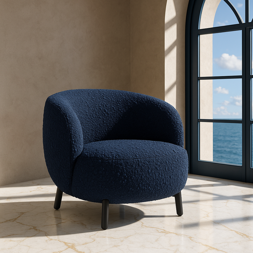 Дизайнерское кресло OWL букле