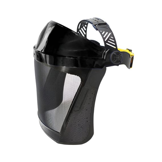 Щиток защитный лицевой РОСОМЗ НБТ2 СТАЛЬ Profi с экраном из стальной сетки, арт.423436