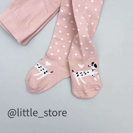 Колготки хлопковые, Пыльная роза