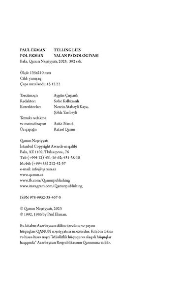 Yalan psixologiyası