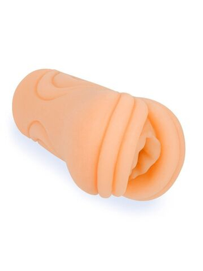 Телесный мастурбатор-вагина с рельефом на поверхности (Цвет: телесный)