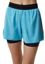 ШОРТЫ ЖЕНСКИЕ SPEED AERO 5 ELEVATE 2IN1 SHORT | SKYBLUE