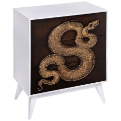Комод Серпентис с 3 ящиками Айс