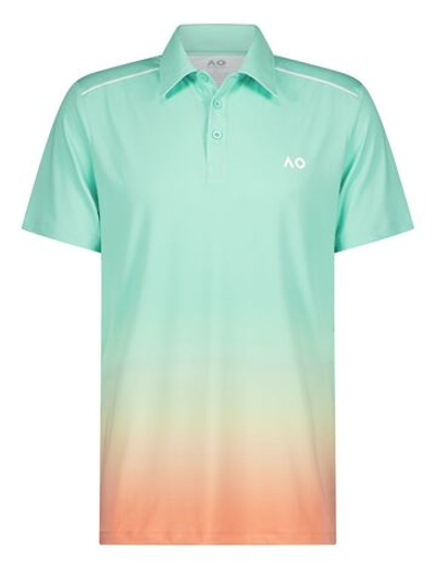Мужское теннисное поло Australian Open Performance Polo - calypso ombre