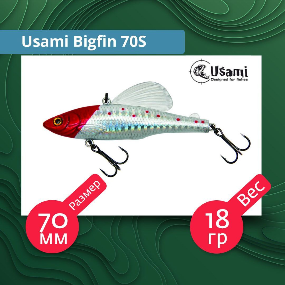 Воблер для рыбалки Usami Bigfin