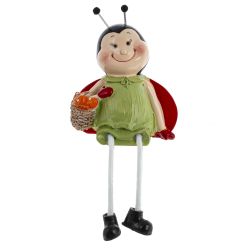 GAEM Набор из 2-х фигурок декоративных "Божья коровка", L10 W7 H14 см