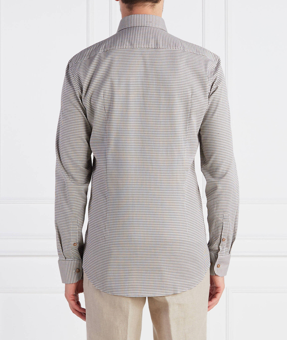 Рубашка H-HANK-spread-C5-233 BOSS BLACK - бежевый(50496316)