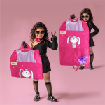 Детский чехол с карманами 80х50. Зайка