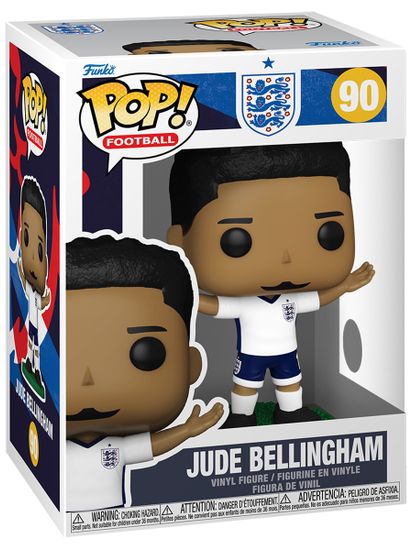 Фигурка Funko POP! Football England Jude Bellingham (90) 92722 / Фигурка Фанко ПОП! в виде английского футболиста, Джуд Бллингем