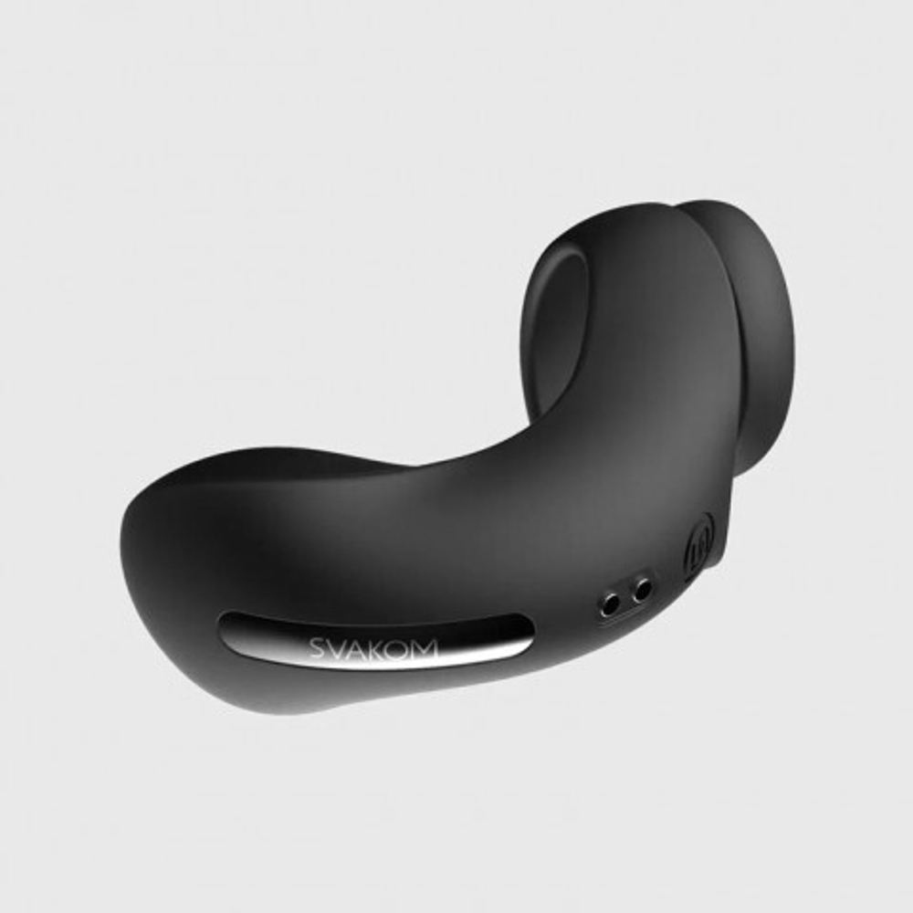 Вибростимулятор мошонки и промежности Benedict с двойным кольцом BENEDICT