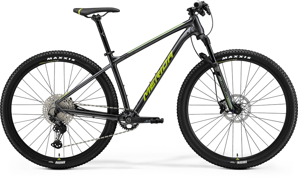 Велосипед Merida BIG.NINE SLX-EDITION,29",L(18.5),Antracite/Green/Silver  2021