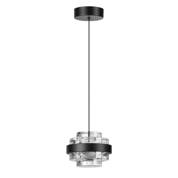 5031/6L L-VISION ODL24 000 чёрный/металл/акрил Подвес LED 6W 4000K 432лм KLOT