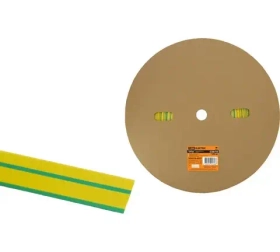 Трубка ТУТнг 20/10 жёлто-зелёная в коробке (10 м/упак) TDM SQ0518-0449