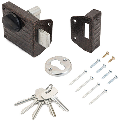 Замок накладной 3Н1-2.1 С Медь Аллюр (20шт/уп)