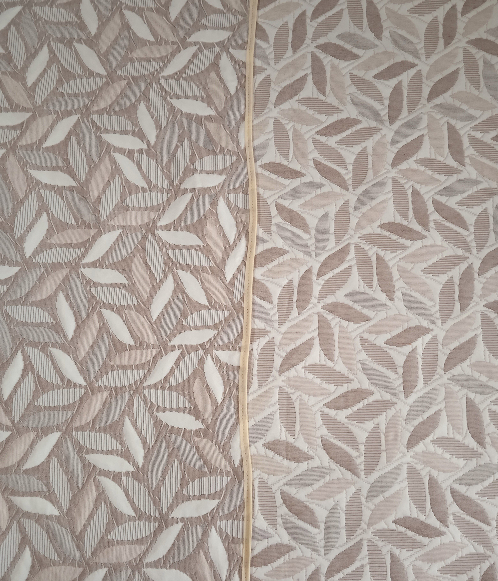 Покрывало жаккардовое двухстороннее Нежность 165-18 беж, серый 2.0 (180х200)