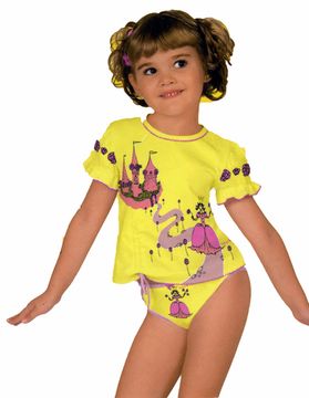 Трусики (3шт) для девочек PELICAN GSL225