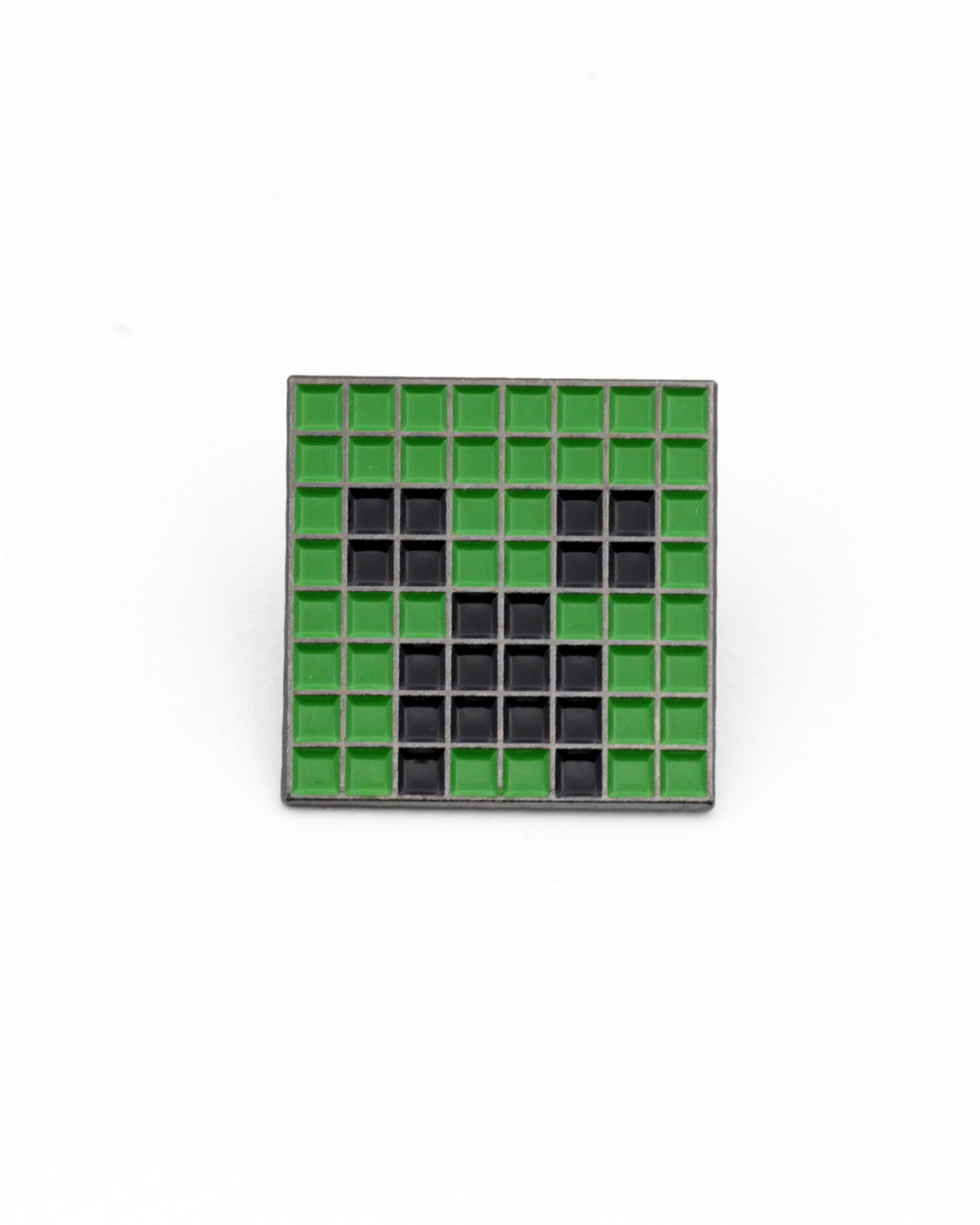Металлический значок "Minecraft Крипер" 3*3 см