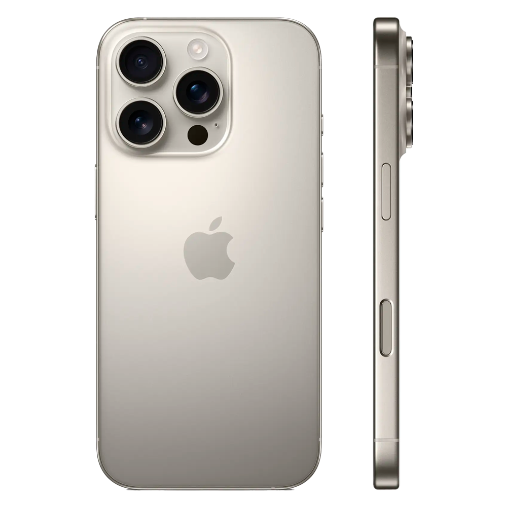 Смартфон Apple iPhone 16 Pro 128GB, Dual Sim, Natural Titanium (Натуральный титановый)