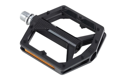 Педали TRIX PLATFORM пластиковые ABS, 111x106мм, резьба 9/16", DU подшипники, черные