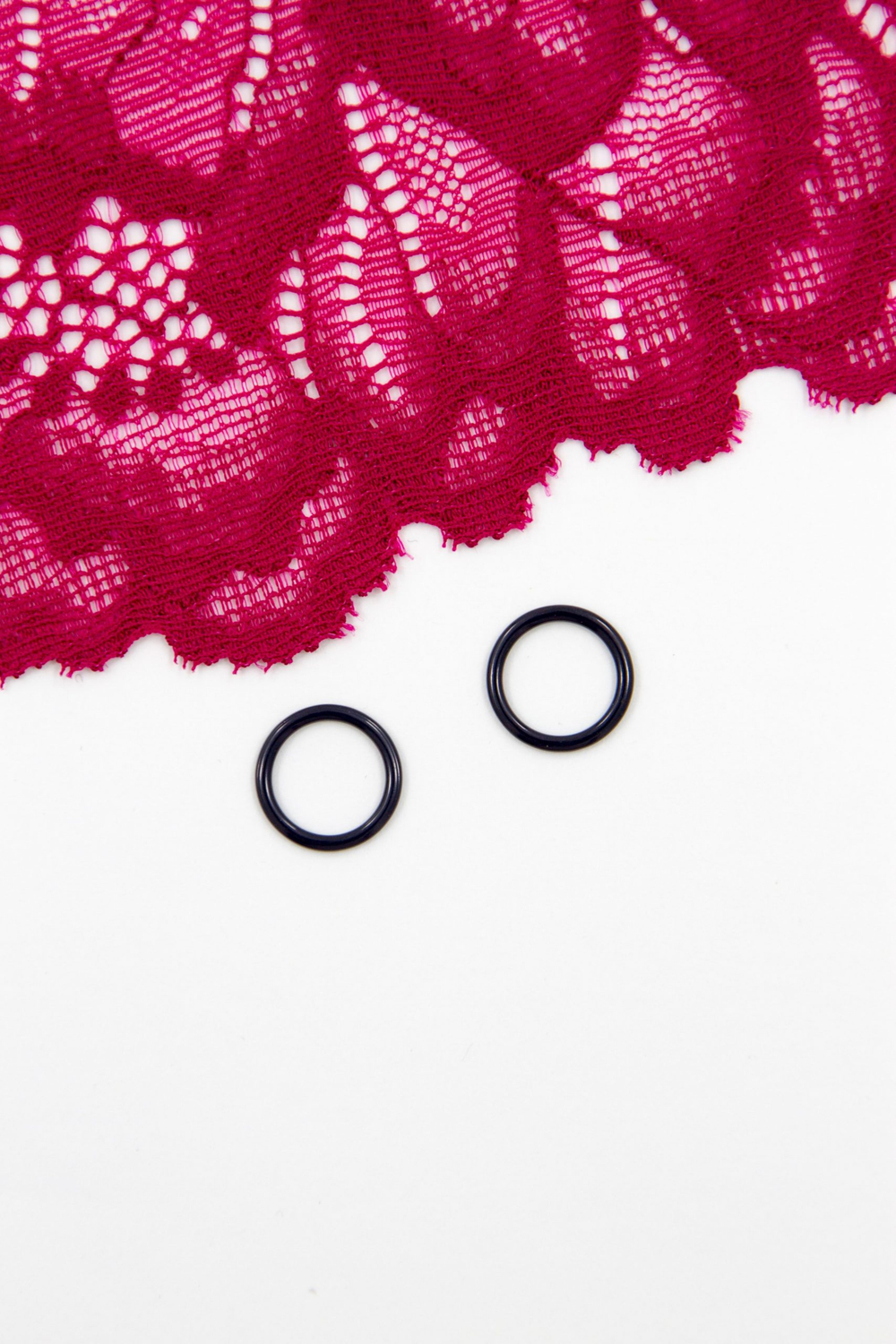 Кольцо, регулятор, крючок для бюстгальтера тёмно-синий 1 см