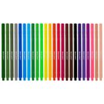 Фломастеры трехгранные 24 цвета, вентилируемый колпачок, BRAUBERG "PREMIUM", ПВХ-упаковка, 152194