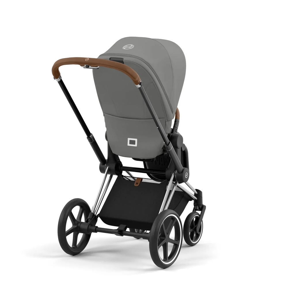 Коляска Cybex Priam IV 3 в 1 цвет Mirage Grey на шасси Chrome Brown