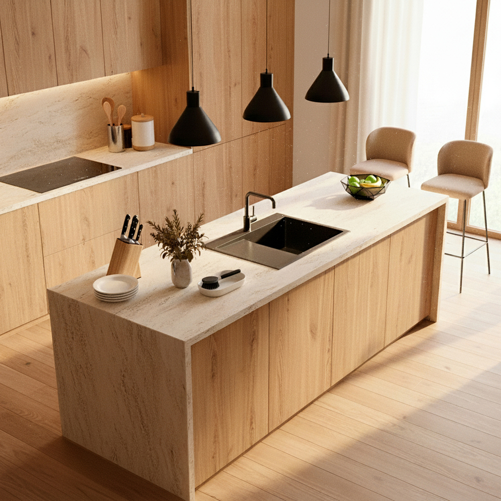 Мойка настол.монтаж 60х50 (3,0) прав. вып 3 1/2  MIXLINE PRO с ФАСКОЙ 20см с сифоном (черный графит)