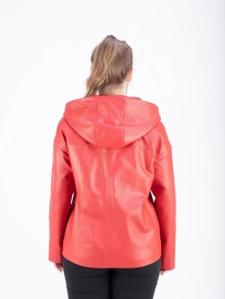 Куртка женская кожаная большие размеры