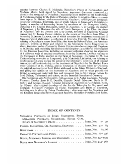 Illustrated Catalogue Of The Notable Collection Of Mr. Sidney G. Reilly Of New York And London. Literary, artistic and historical properties illustrative of the life of Napoleon | Reilly Sidney G.; Kirby Thomas E.