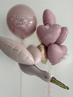 Воздушные шары на выписку для девочки №8864