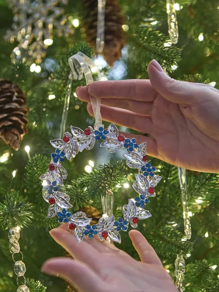 Набор из 4 украшений, 10 см, бусины